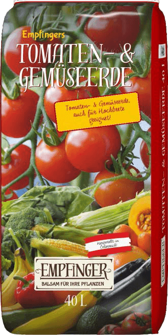Tomaten und Gemüseerde