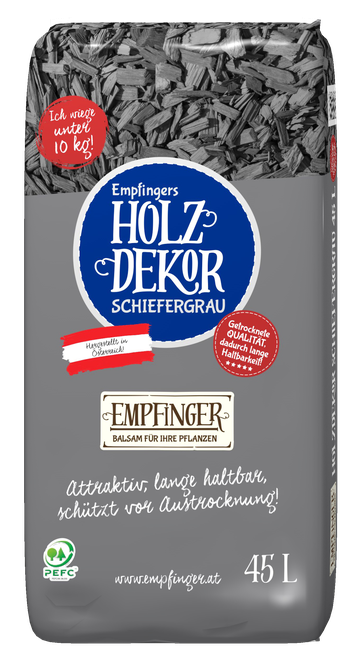 Holzdekor-Empfinger-Schiefergrau