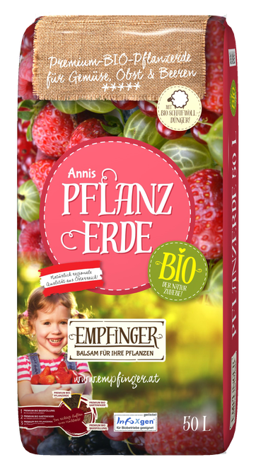 Pflanzerde-Bio-Empfinger